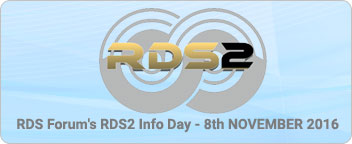 RDS2 Encoder Prototype Debuted at RDS2 Info Day in Paris